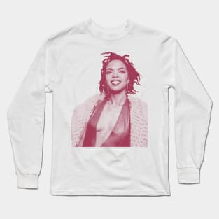 Engraving Pink Lauryn Hill Long Sleeve T-Shirt